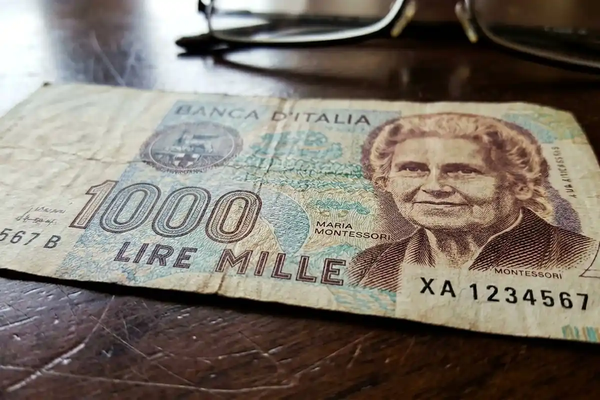 Le 1000 lire di Maria Montessori